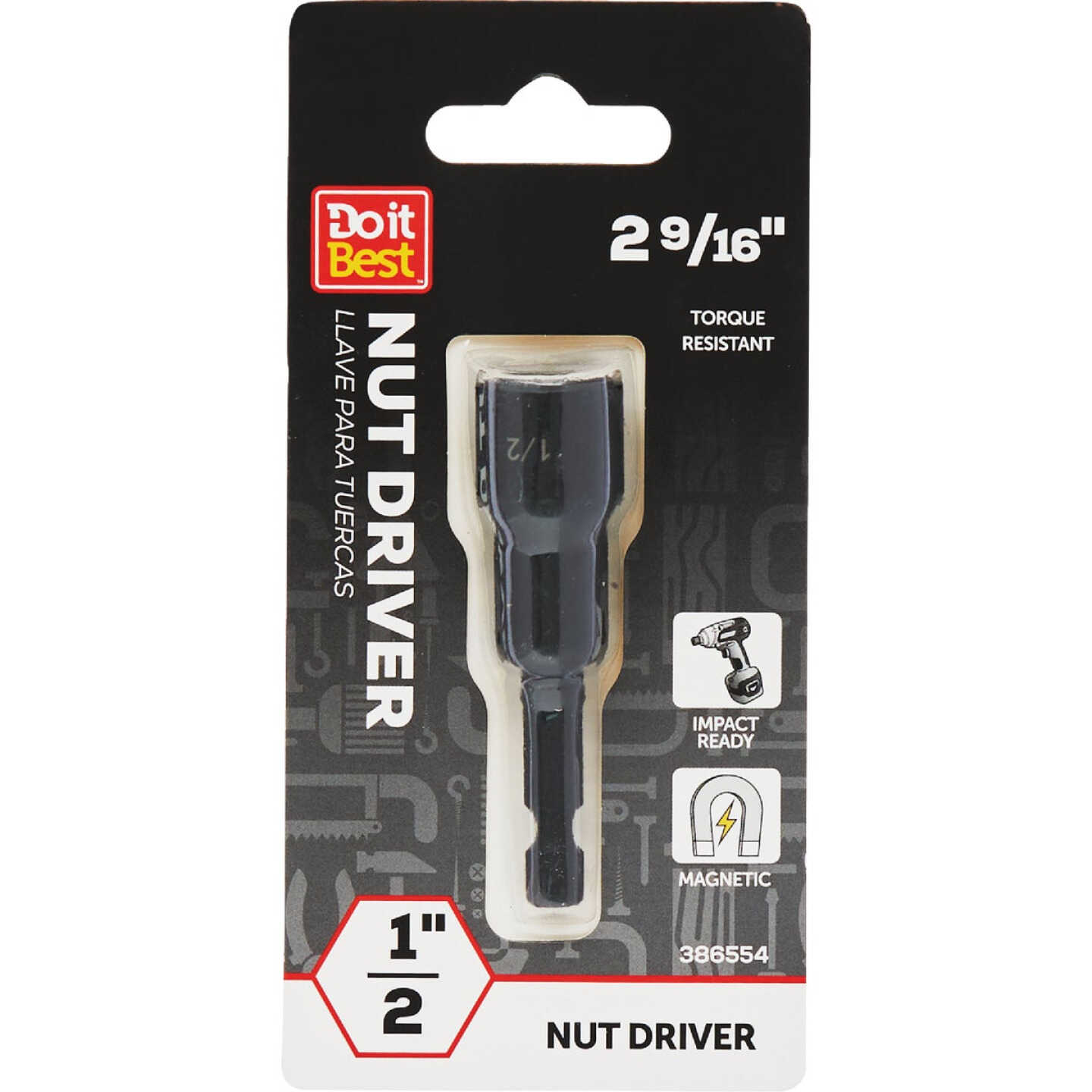Do it Best 1/2 In. x 2-9/16 In. Magnetic Impact Nut Driver Image 1