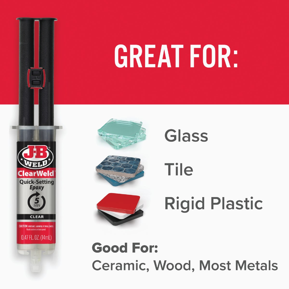 J-B Weld 0.47 Oz. ClearWeld Epoxy Image 4