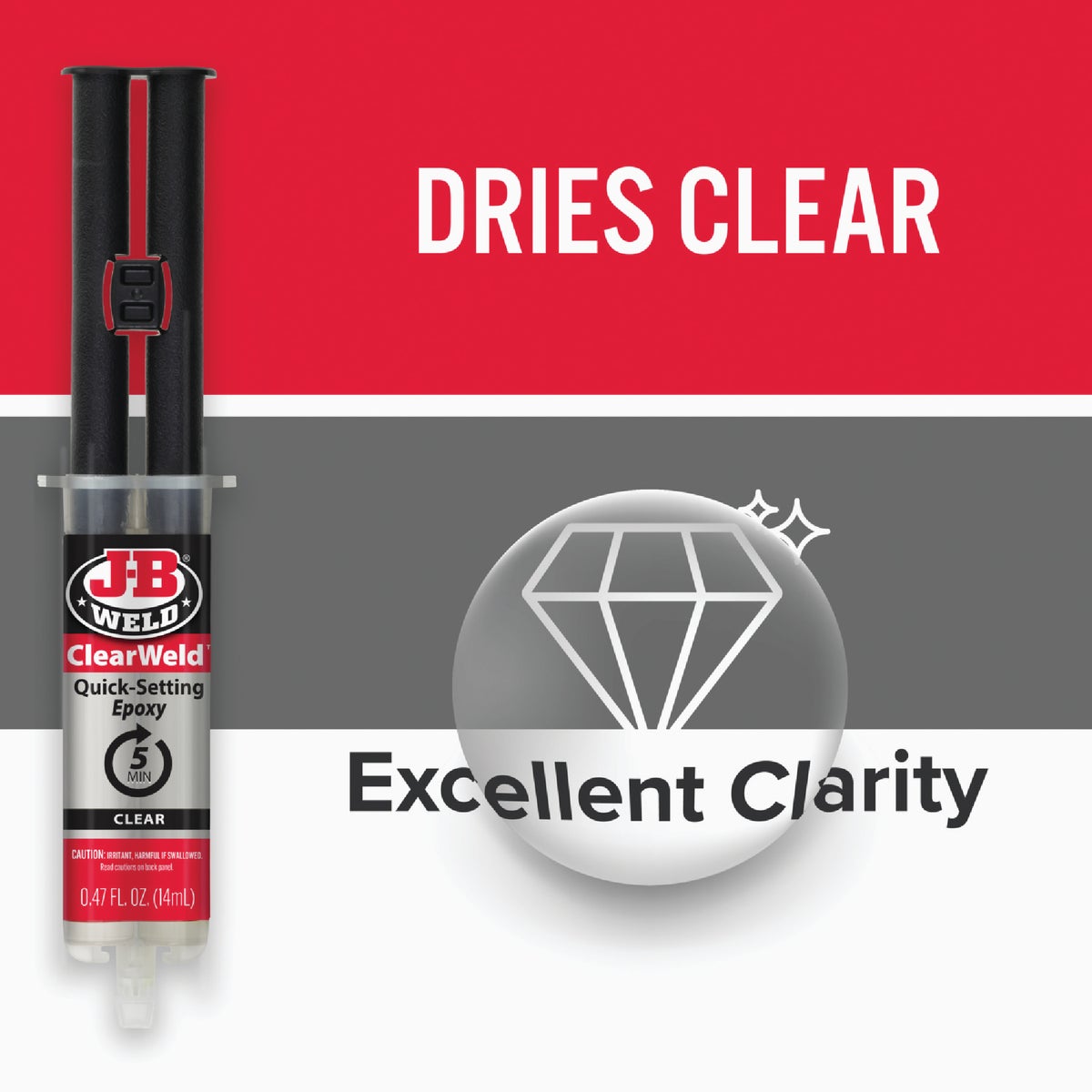 J-B Weld 0.47 Oz. ClearWeld Epoxy Image 6