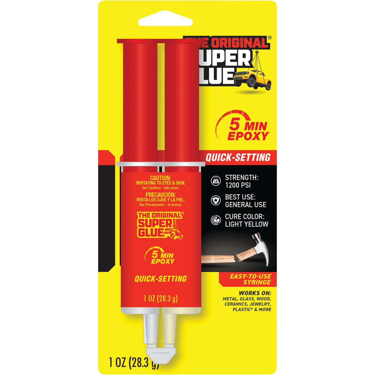 The Original Super Glue 1 Oz. Quick Set Epoxy Syringe