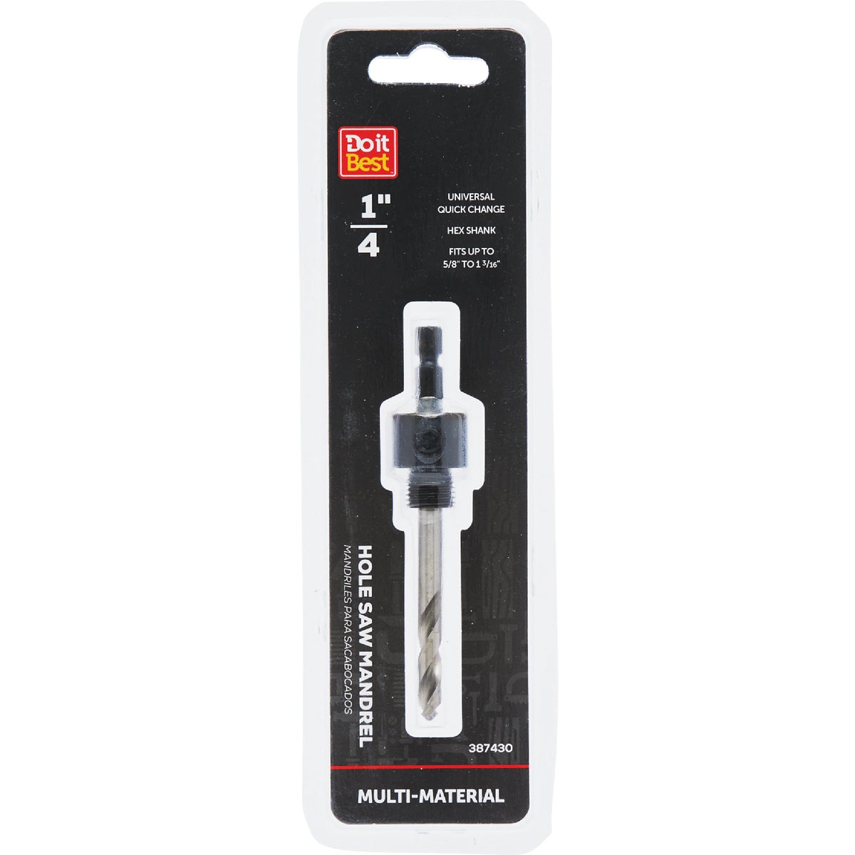 Do it Best 1/4 In. Hole Saw Mandrel