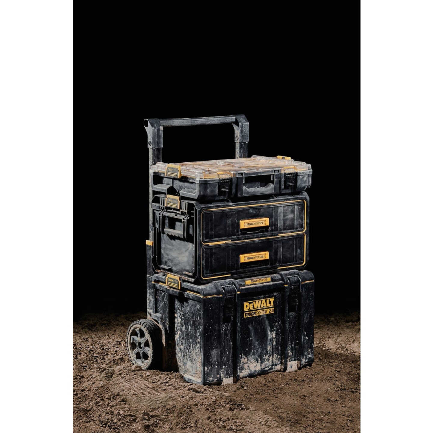 DEWALT ToughSystem 2.0 2-Drawer Toolbox, 22 Lb. Capacity Image 2