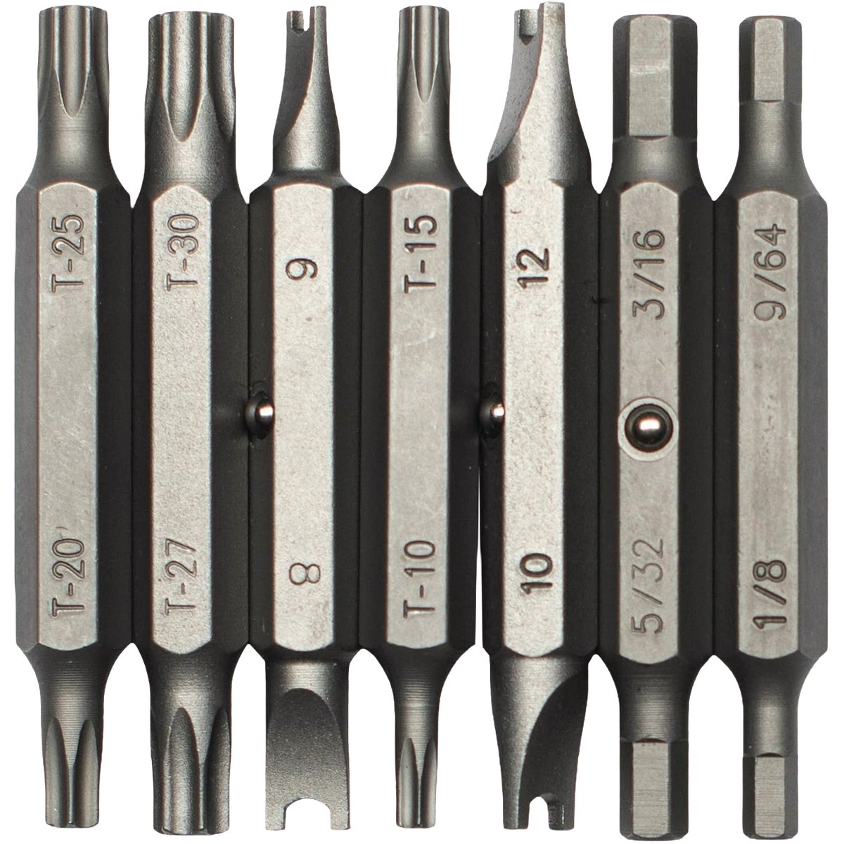 Channellock 13-in-1 Ratcheting Screwdriver School & Institution Replacement Bits (7-Piece)