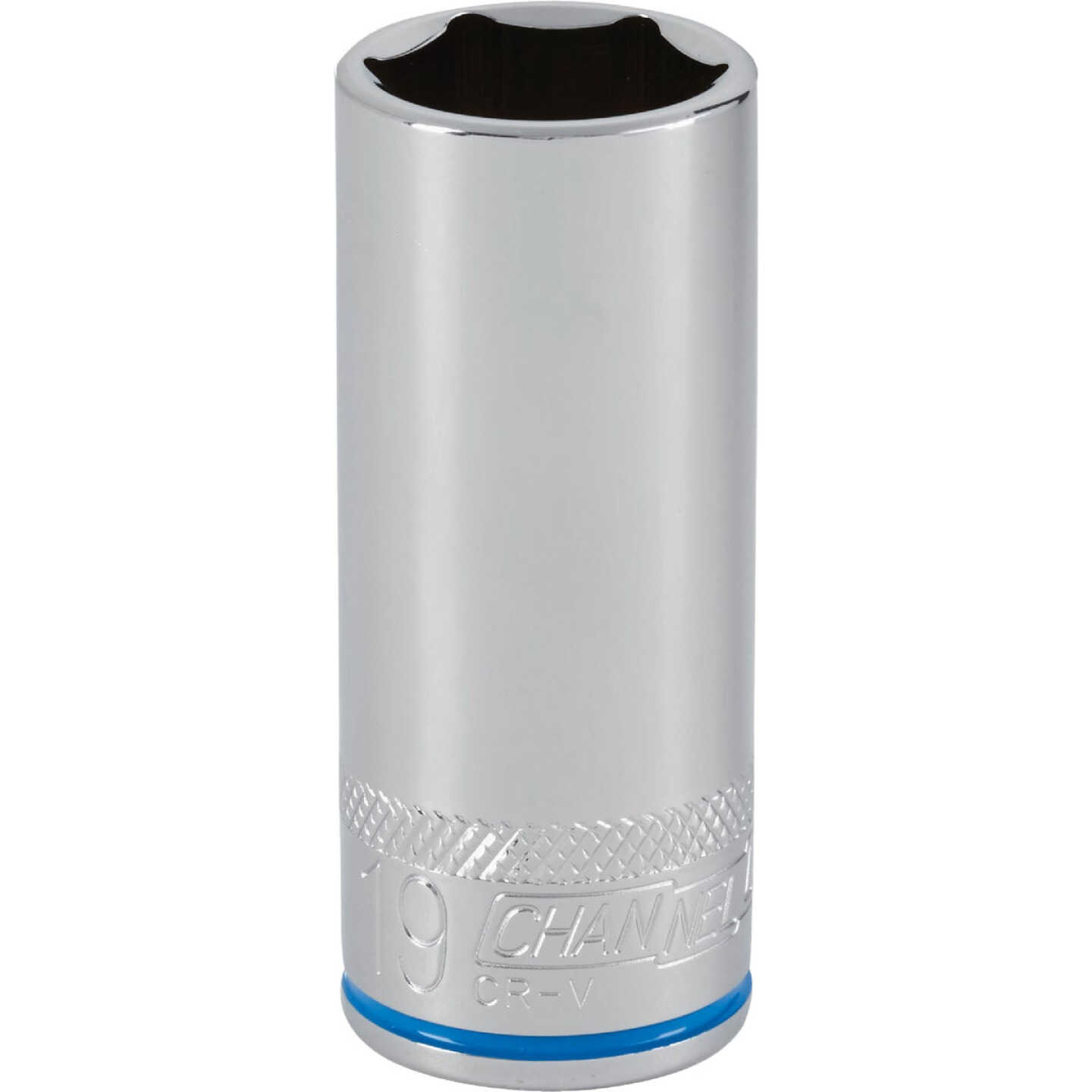Channellock 3/8 In. Drive 19 mm 6-Point Deep Metric Socket Image 1
