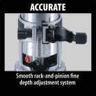 Makita 6.5-Amp 1.25 HP Variable Speed Compact Router Image 7