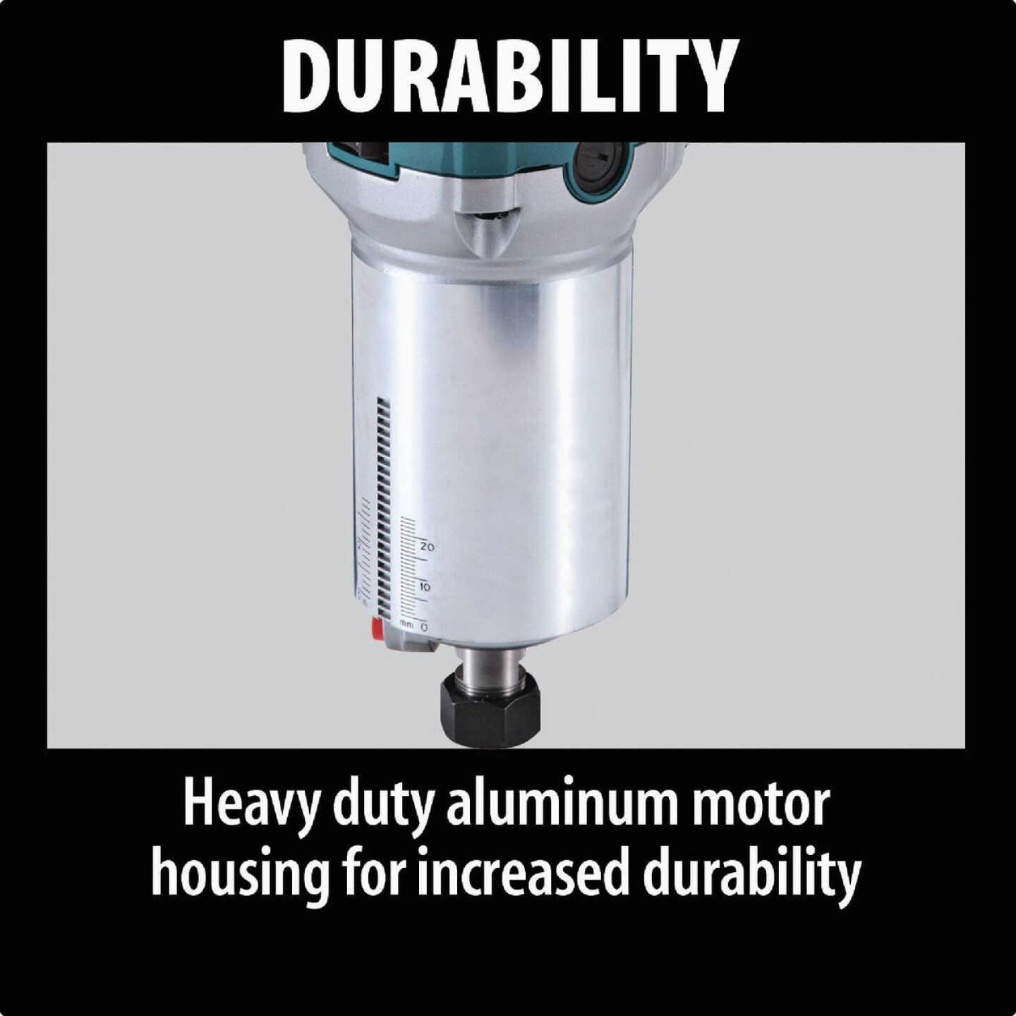 Makita 6.5-Amp 1.25 HP Variable Speed Compact Router Image 5