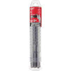 Milwaukee MX4 SDS-PLUS 4-Cutter Solid Carbide Rotary Hammer Drill Bit Set (6-Piece) Image 7