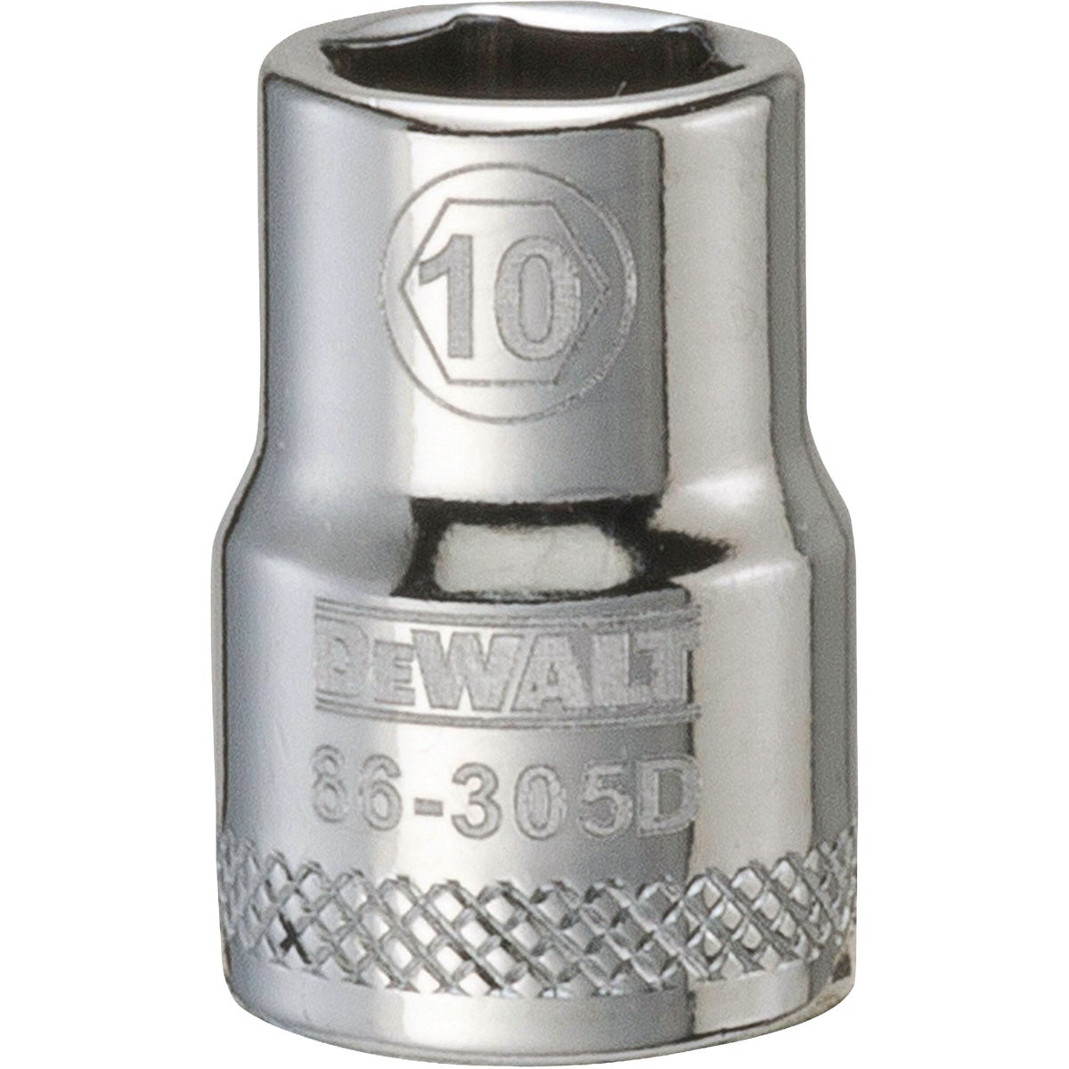 DEWALT 3/8 In. Drive 10 mm 6-Point Metric Socket Image 1