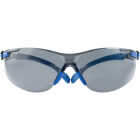3M Black/Blue Frame Safety Glasses with Anti-Fog Scotchgard Protector Gray Lenses Image 1