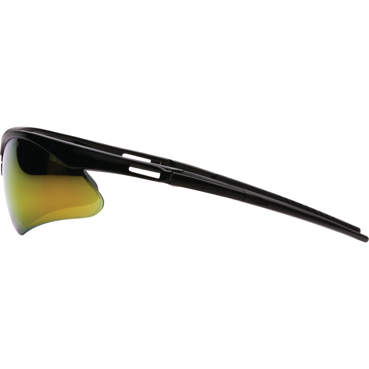 Pyramex PMXTREME Black Frame Safety Glasses with Ice Orange Mirror Lenses Image 4
