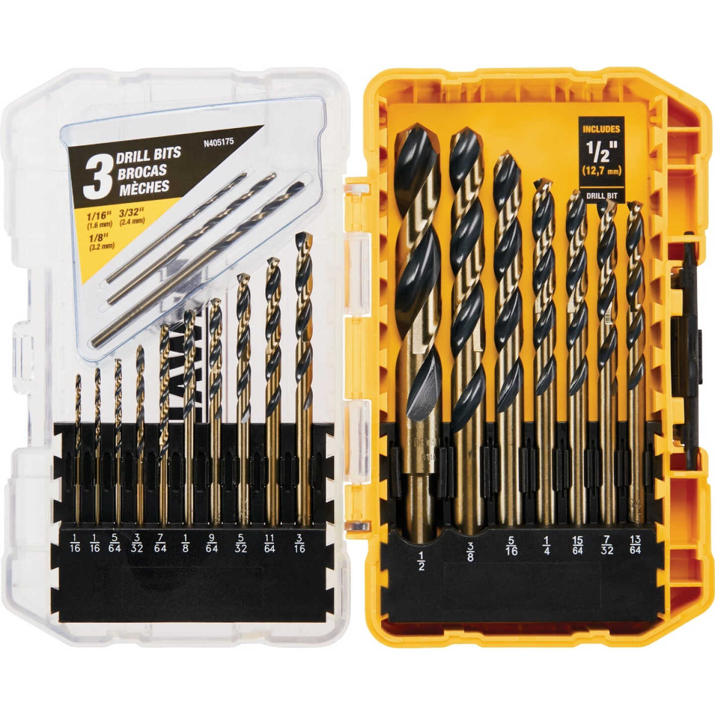 DEWALT Black and Gold Black Oxide Drill Bit Set (20-Piece) Image 1