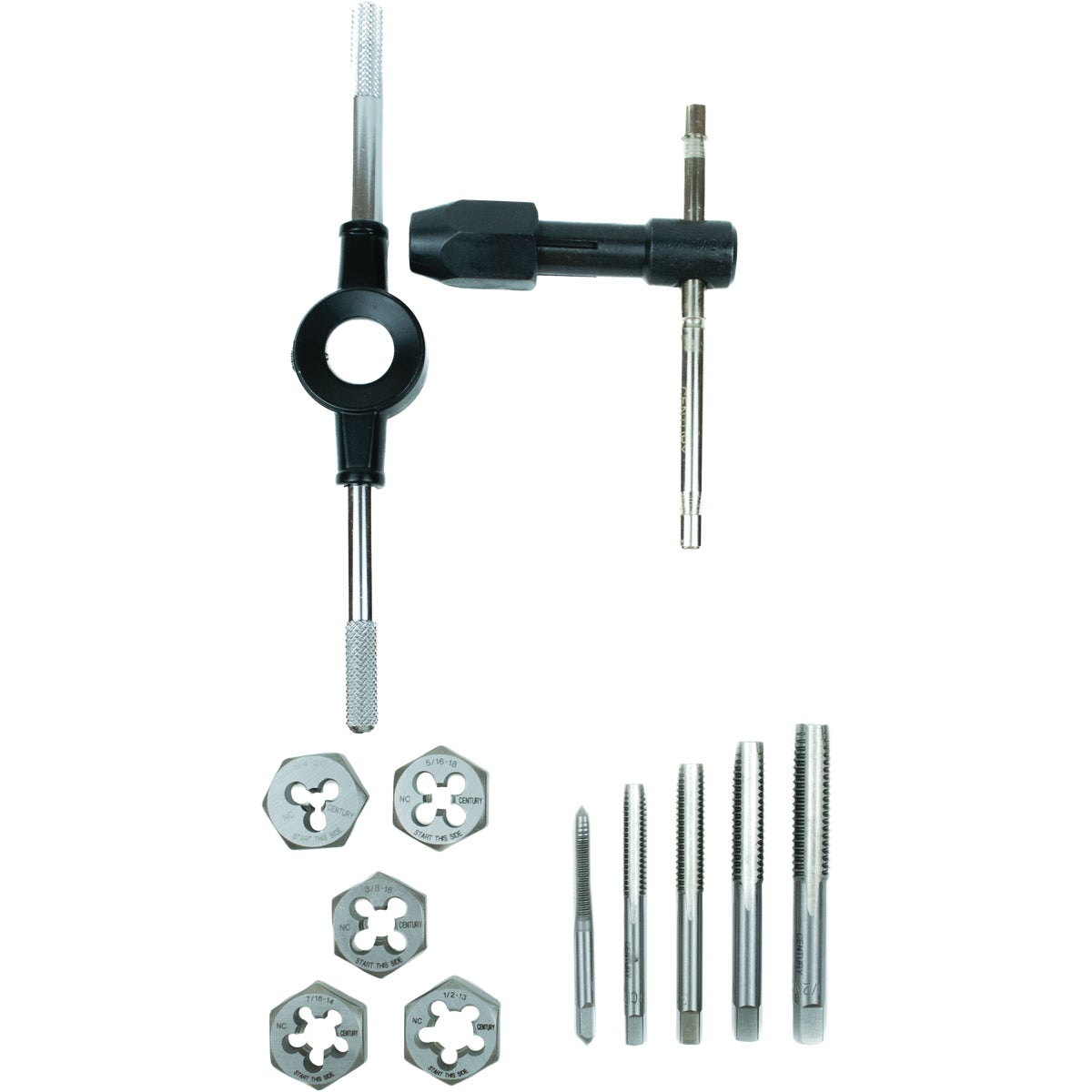 Century Drill & Tool SAE Tap & Die Set (12-Piece) Image 2