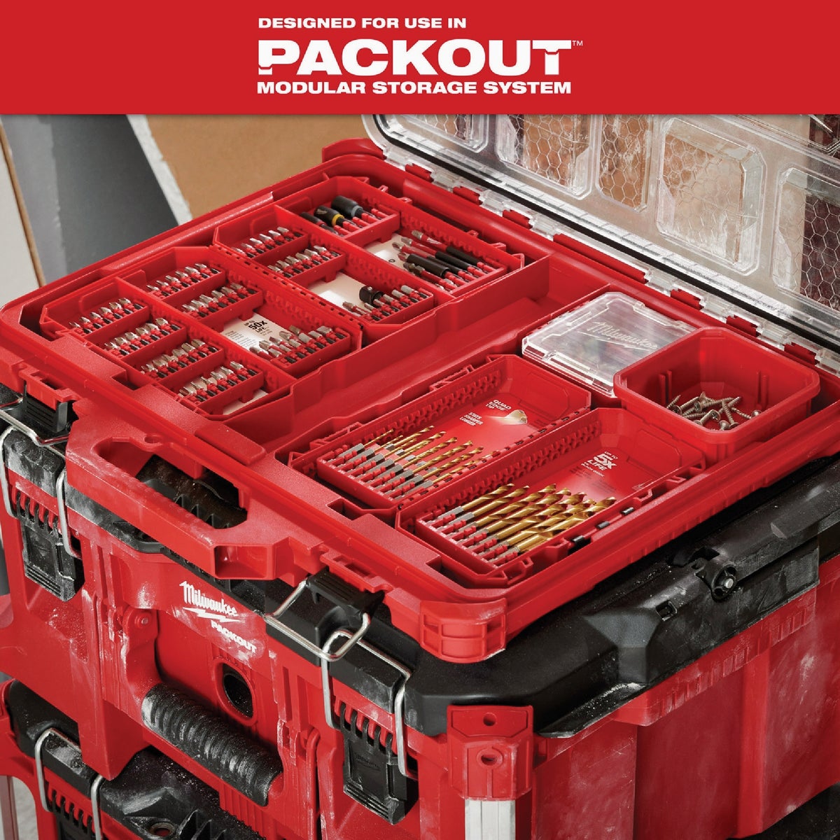 Milwaukee SHOCKWAVE Impact Duty Drill & Drive Set (50-Piece) Image 6