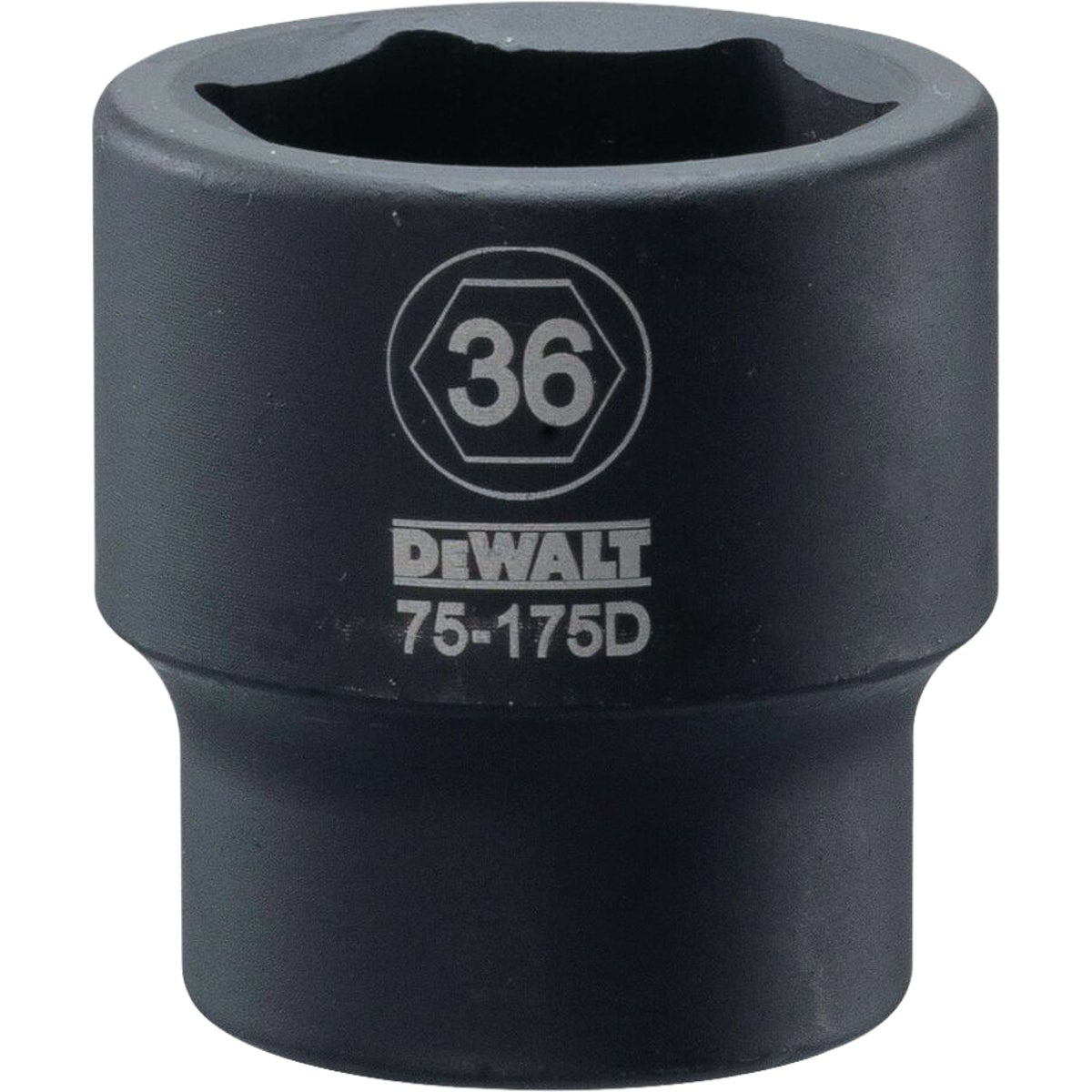 DEWALT 3/4 In. Drive 36mm 6-Point Deep Metric Impact Socket Image 1