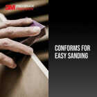 3M Pro Grade Precision 2.5 In. x 4.5 In. x 1 In. 180 Grit Fine Sanding Sponge Image 4