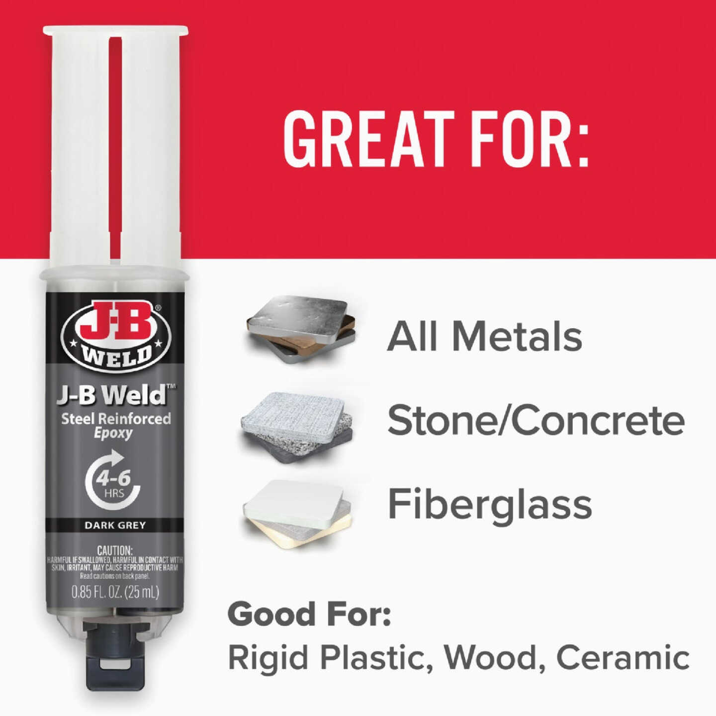 J-B Weld 0.85 Oz. Original Epoxy, Syringe Image 2