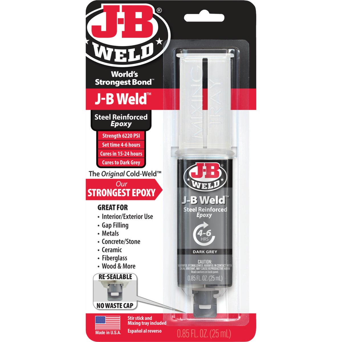 J-B Weld 0.85 Oz. Original Epoxy, Syringe