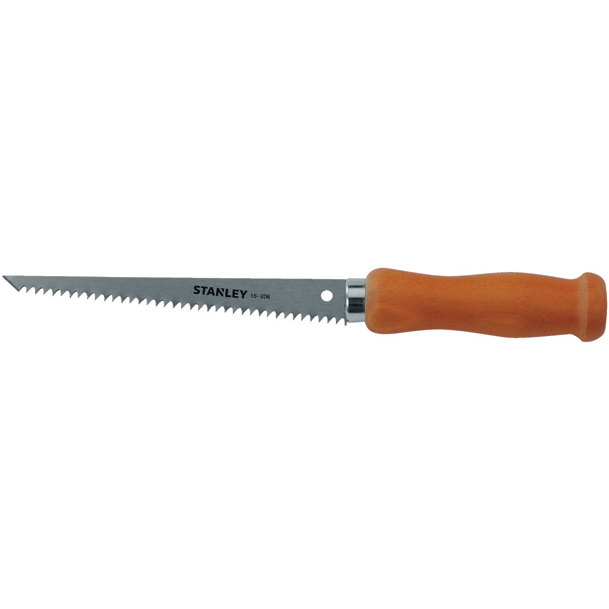 Stanley 6 In. 9 TPI Wood Handle Drywall Jab Saw