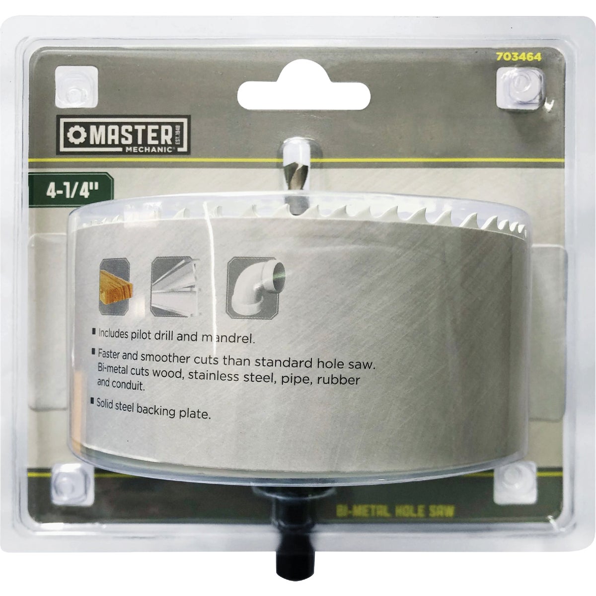 Master Mechanic 4-1/4 In. Bi-Metal Hole Saw Image 1