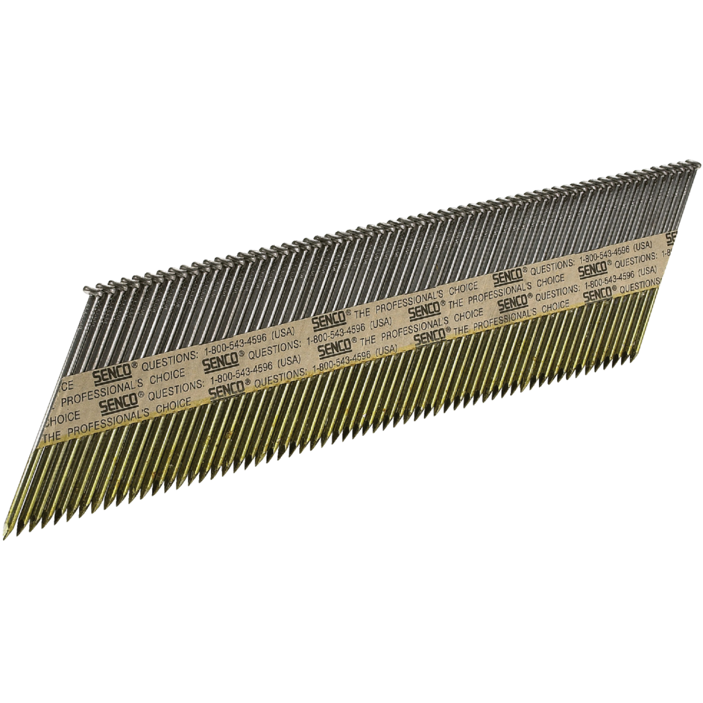 Senco 30 Degree Paper Tape Bright Clipped Head Framing Nail, 3 In. x .131 In. (2500 Ct.) Image 1