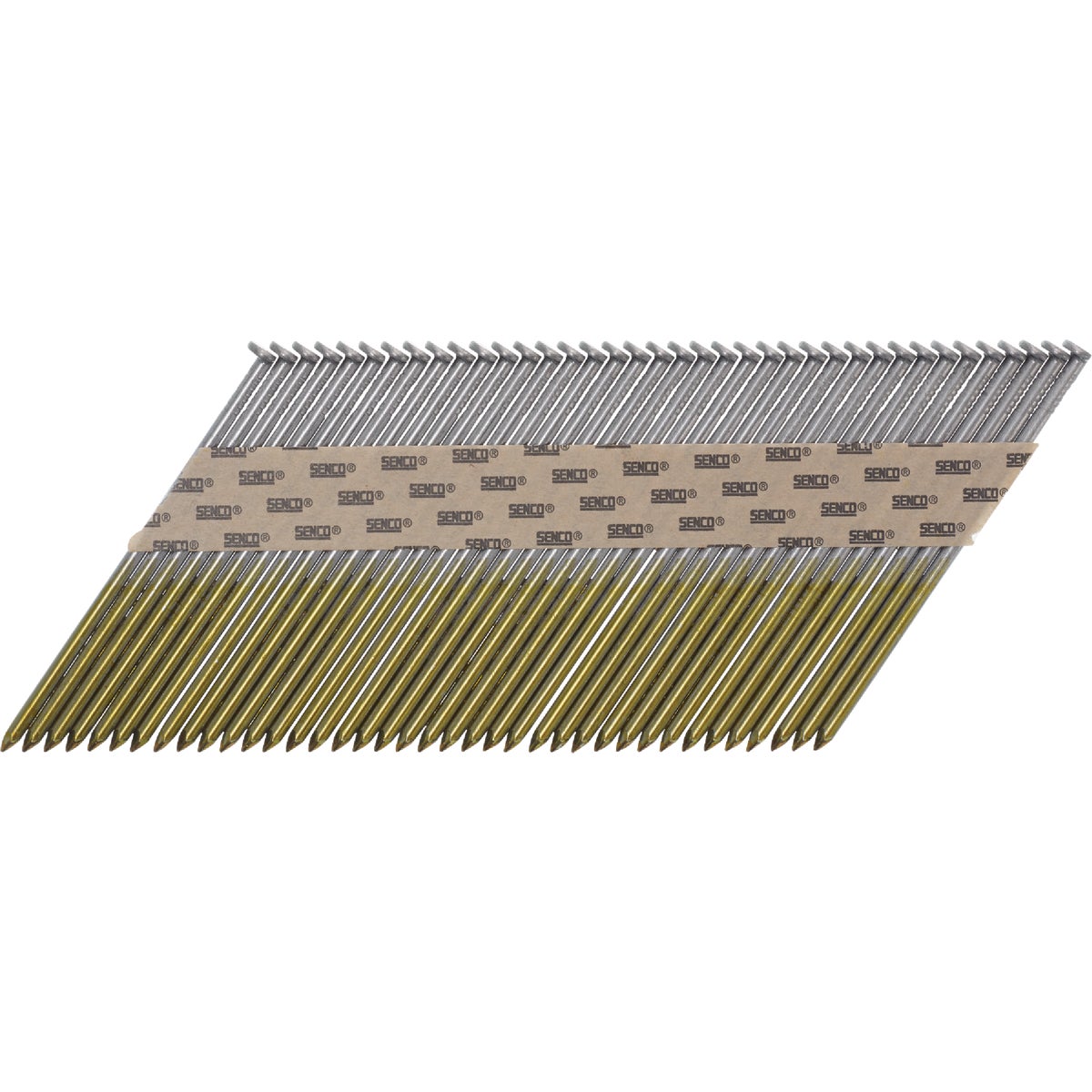 Senco 30 Degree Paper Tape Bright Offset Round Head Framing Stick Nail, 3-1/2 In. x .131 In. (2500 Ct.)