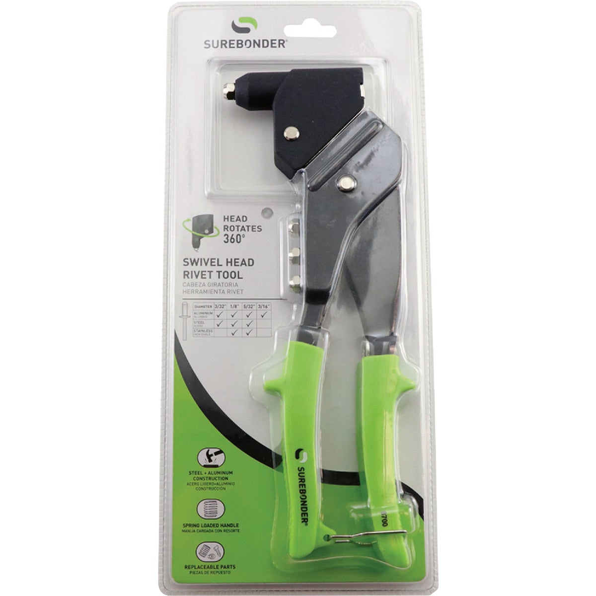 Sureconder Swivel Head Rivet Tool Image 2