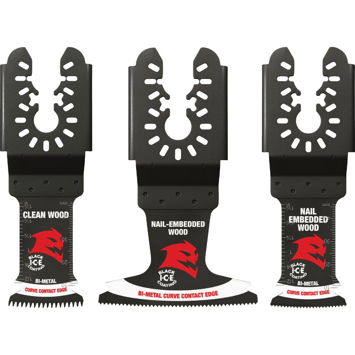Diablo Demo Demon Universal Fit Bi-Metal Oscillating Blade Set (3-Piece)
