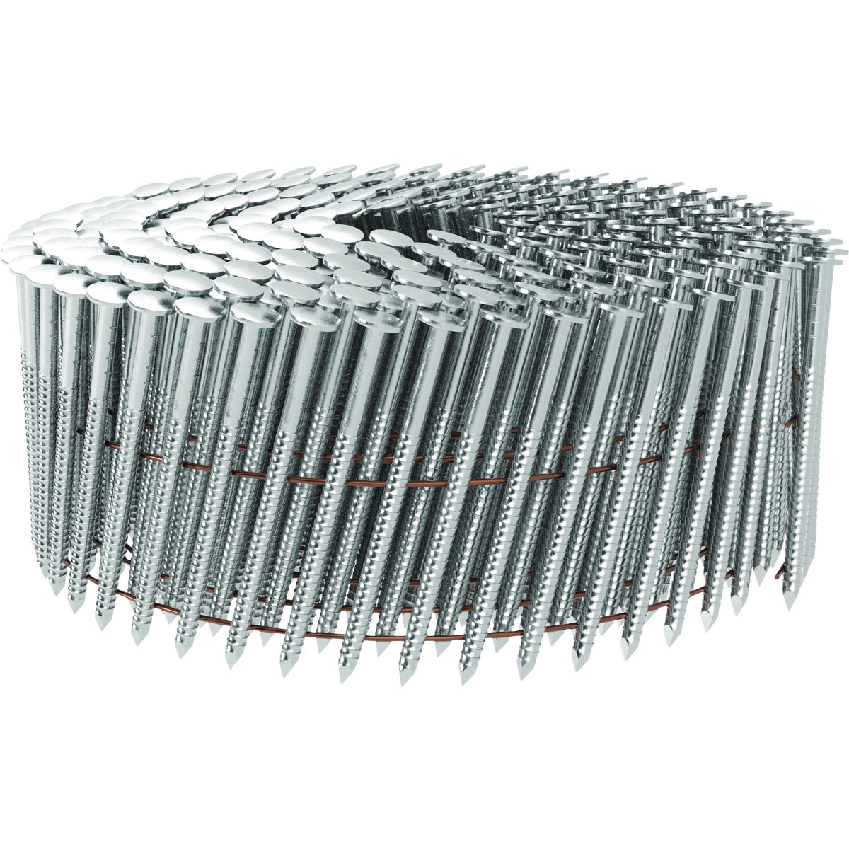 Grip-Rite 1-1/4 In. x 0.090 In. 15 Deg. #304 Stainless Steel Ring Shank Checkered Head Wire Weld Collated Siding Nail (1200-Count) Image 1