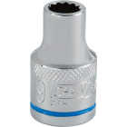 Channellock 1/2 In. Drive 9 mm 12-Point Shallow Metric Socket Image 1