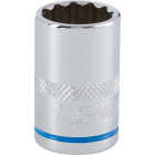 Channellock 1/2 In. Drive 17 mm 12-Point Shallow Metric Socket Image 1