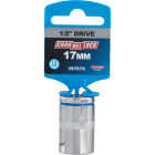 Channellock 1/2 In. Drive 17 mm 12-Point Shallow Metric Socket Image 2