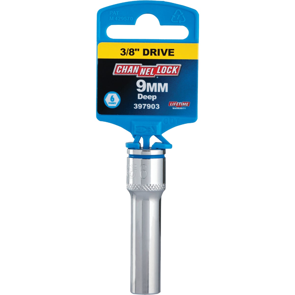 Channellock 3/8 In. Drive 9 mm 6-Point Deep Metric Socket Image 2