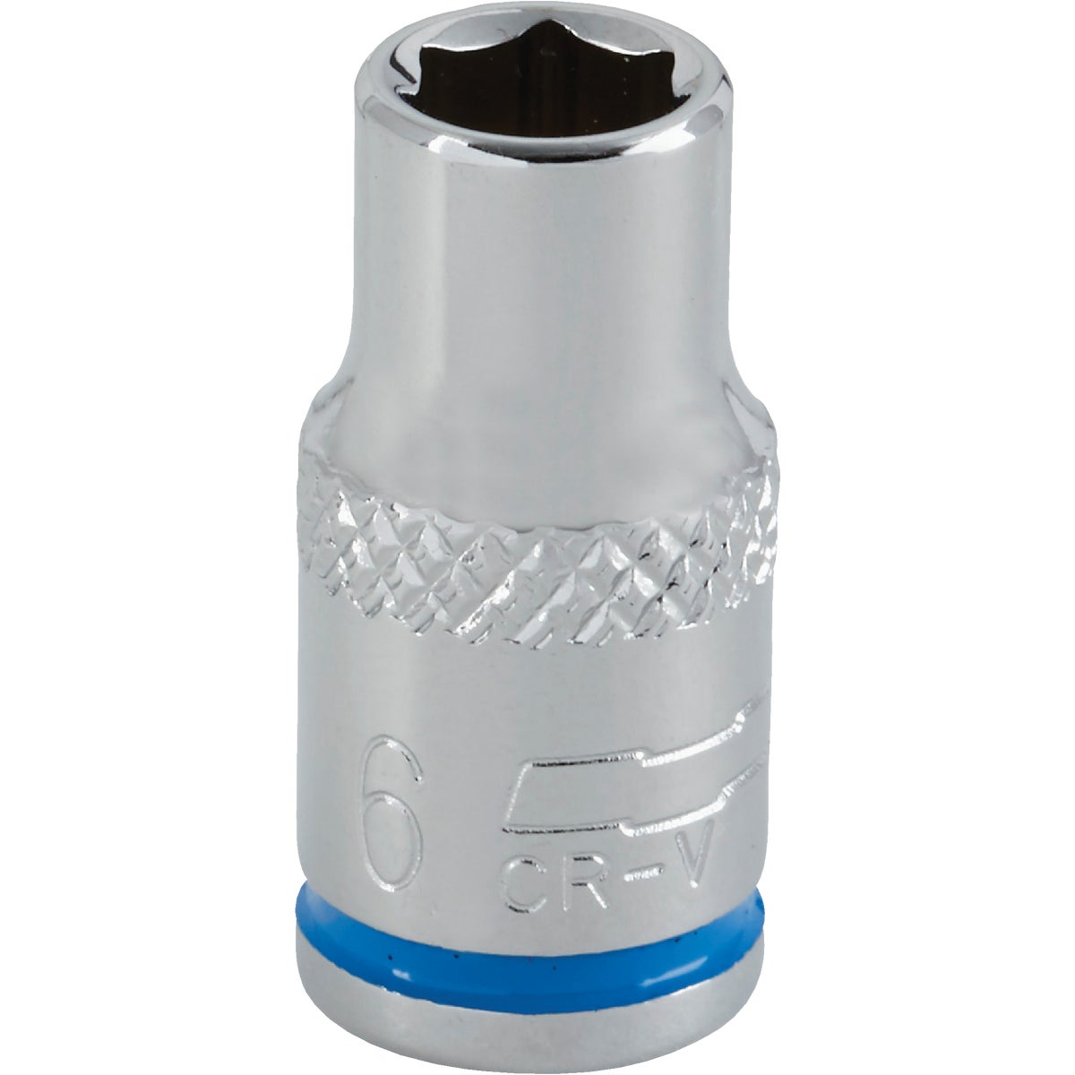 Channellock 1/4 In. Drive 6 mm 6-Point Shallow Metric Socket Image 1