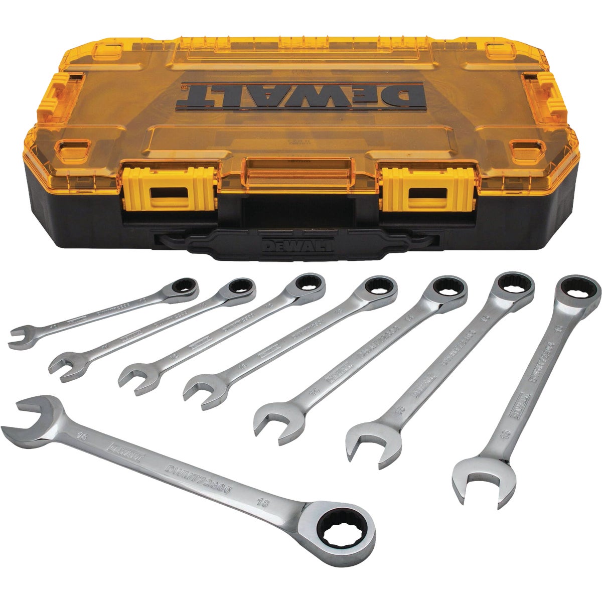 DEWALT Metric Ratcheting Combination Wrench Set (8-Piece) Image 1