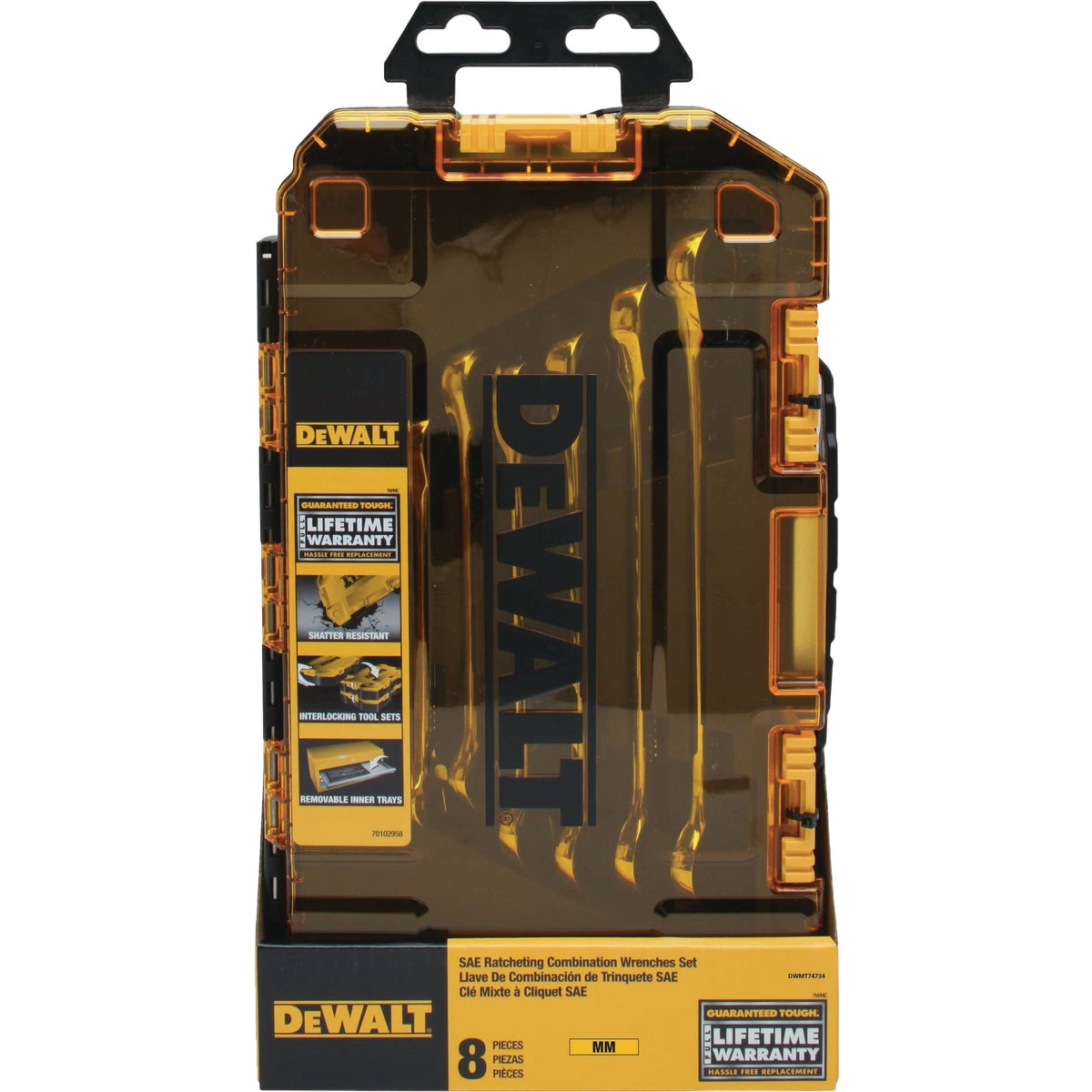 DEWALT Metric Ratcheting Combination Wrench Set (8-Piece) Image 2