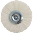 Dico Nyalox 4 In. White Nylon Non-Abrasive Drill-Mounted Brush Image 1