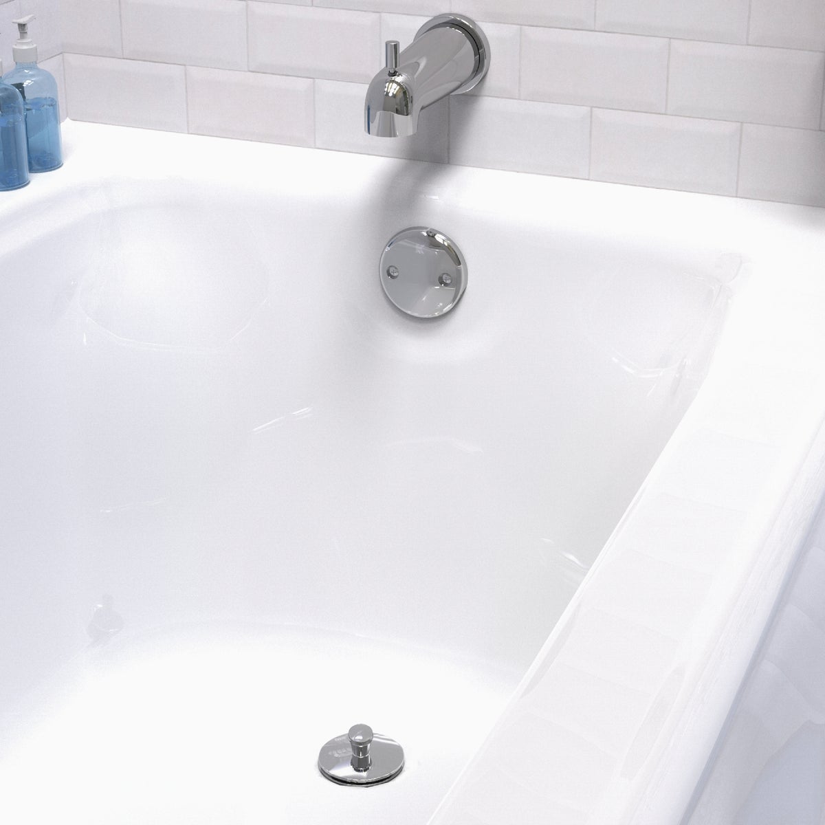 Keeney 5/16 In. or 3/8 In. Bathtub Drain Stopper with Polished Chrome Finish Image 2