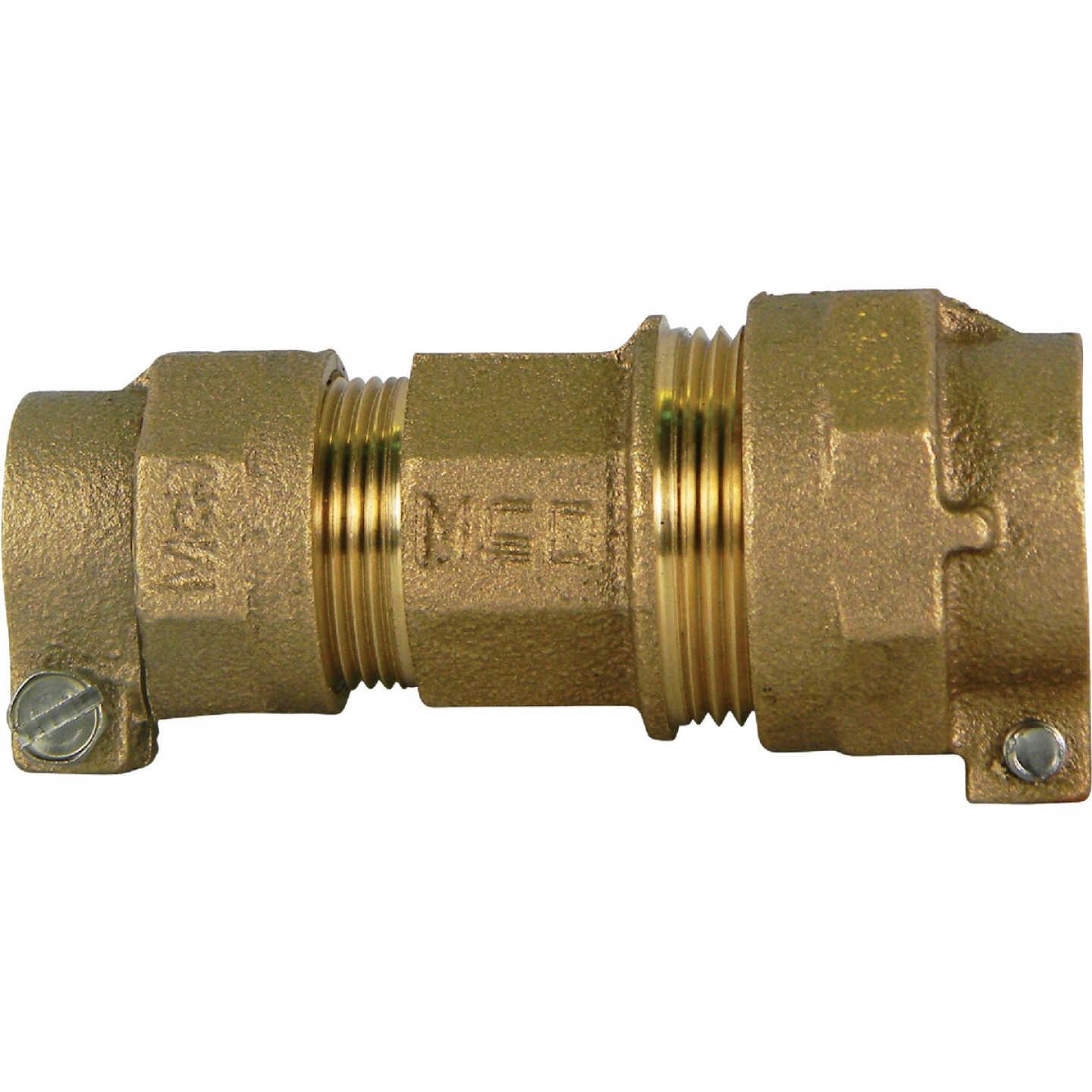 Anderson Metals 3/4 In. CTS x 1 In. CTS Brass Low Lead Connector Image 1