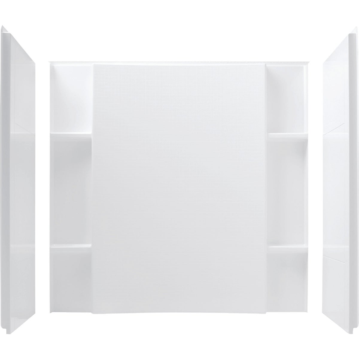 Sterling Accord 48 In. x 56.75 In. x 36 In. Alcove Shower Wall Set in White (3-Piece) Image 2