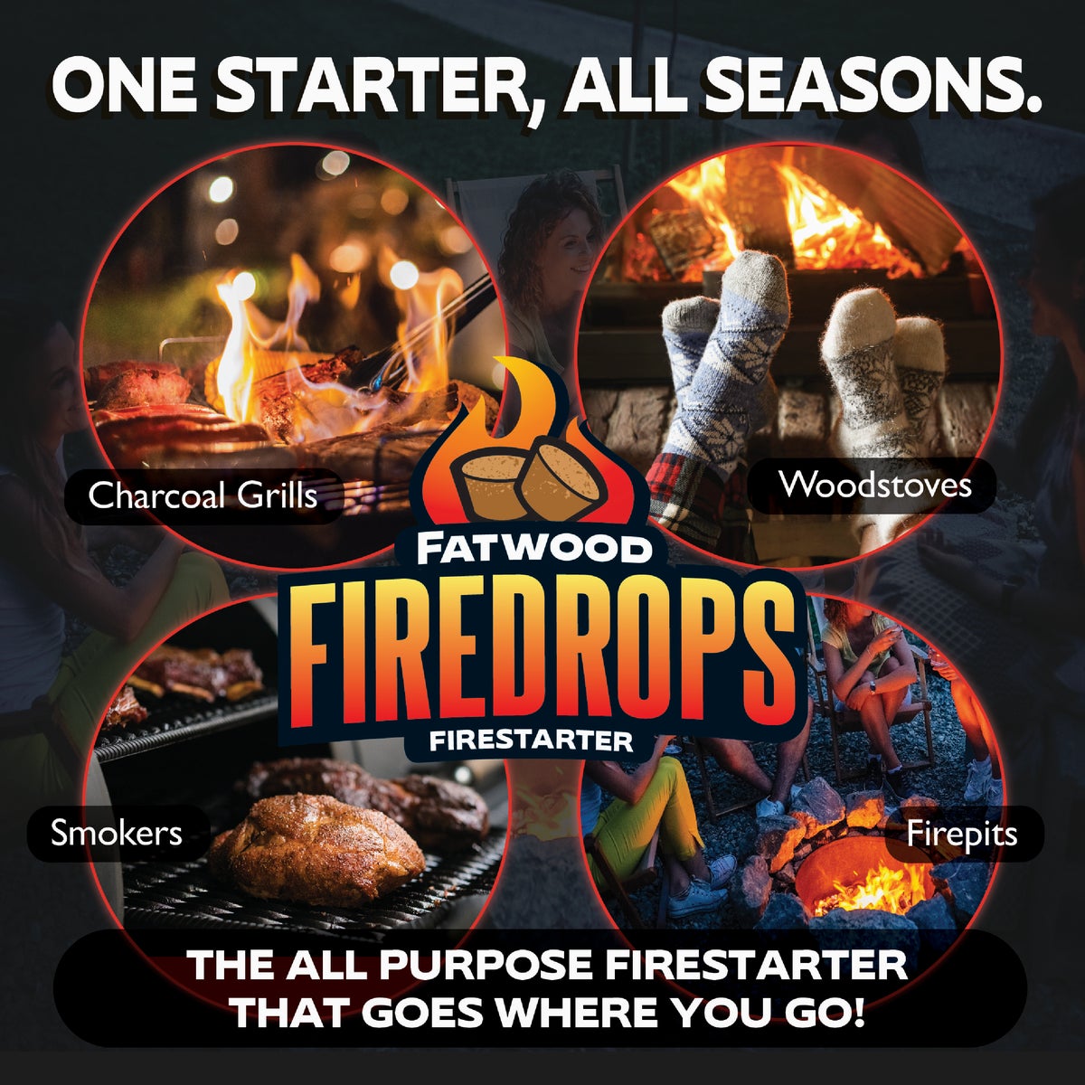 Fatwood Firedrops Fire Starter (8-Pack) Image 3