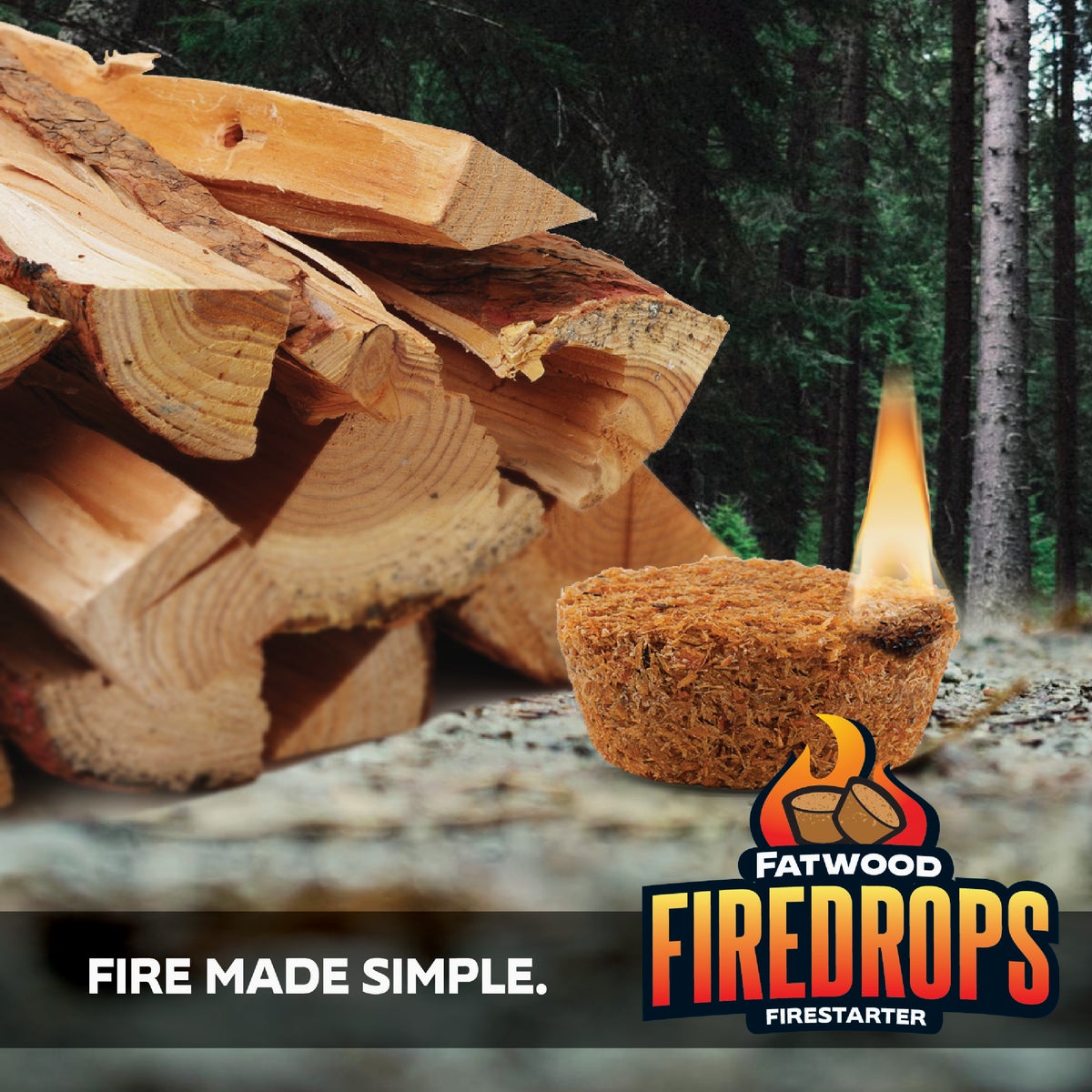 Fatwood Firedrops Fire Starter (8-Pack) Image 7