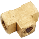 Anderson Metals 3/8 In. Yellow Brass Tee Image 1