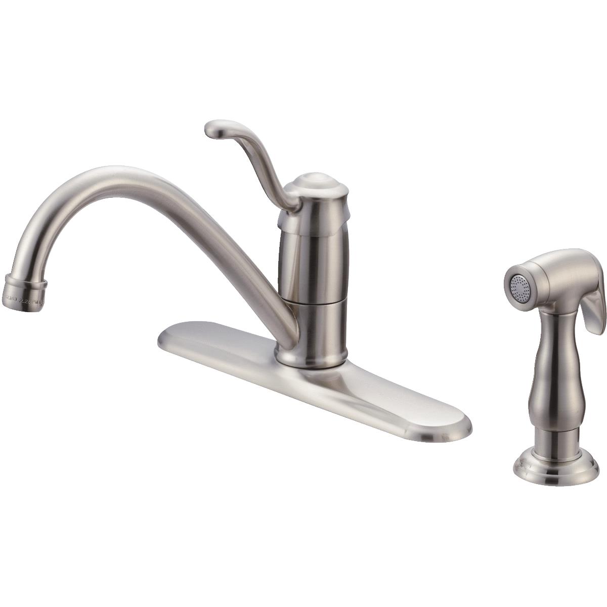 1H BN KIT FAUCET W/SPRAY