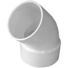 IPEX 3 In. SDR 35 45 Deg. PVC Sewer and Drain Street Elbow (1/8 Bend) Image 1