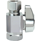 BrassCraft 3/8 In. FIP Inlet x 3/8 In. OD Tube Outlet Brass Straight Valve Image 1