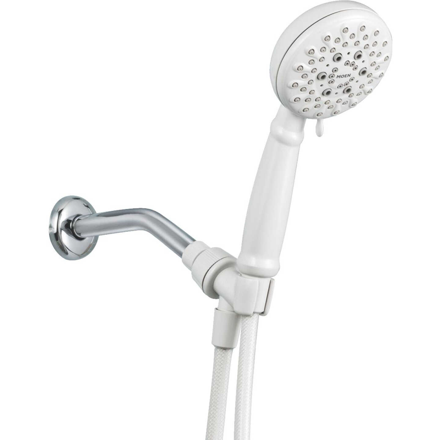 Moen Banbury 5-Spray 2.5 GPM White Hand-Held Shower Image 1