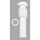 Do it Best 1-1/2 In. x 12 In. White Plastic Tailpiece Image 1