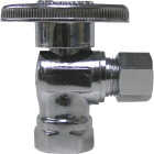 ProLine 5/8 In. OD x 1/4 In. OD Quarter Turn Angle Stop Image 1