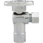 ProLine 1/2 In. SWT x 3/8 In. OD Quarter Turn Angle Stop Image 1