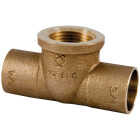 NIBCO 1/2 In. C x 1/2 In. C x 1/2 In. F Brass Low Lead Copper Tee Image 1